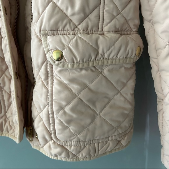 Cream Quilted J.Crew Barn Jacket - Picture 5 of 8